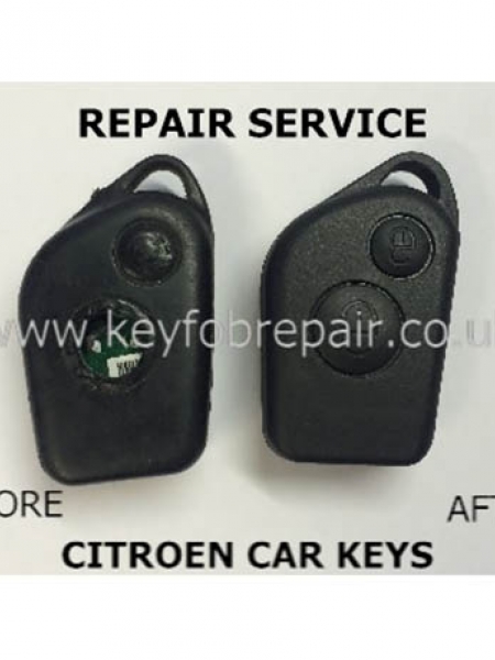Citroen Non Blade Type Keyfob Repair Service-Saxo Xsara Picasso Berlingo Etc